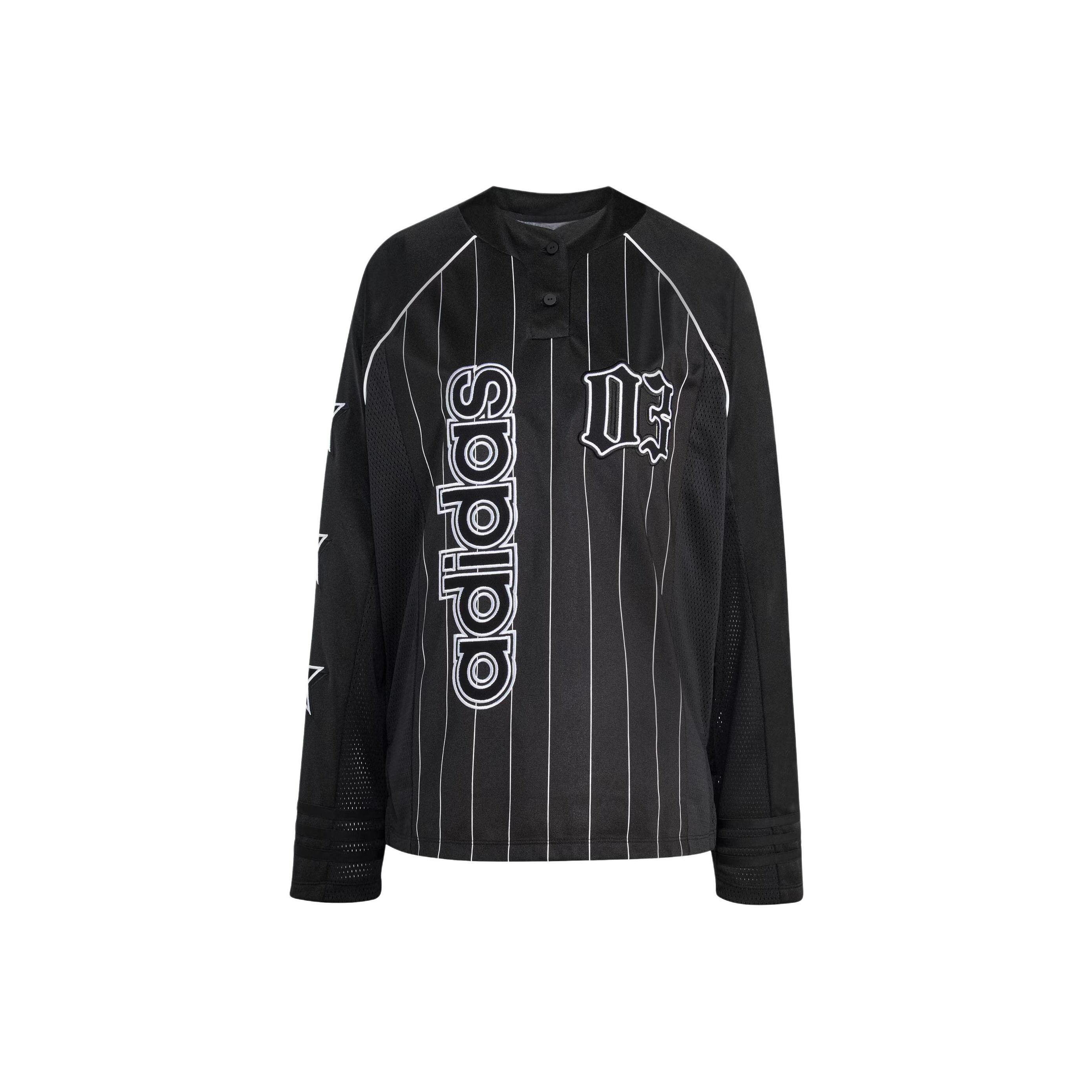 adidas Originals Women s LS JERSEY Long Sleeve T-Shirt Black Women KC6282 2XS