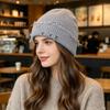 Cross-border New Autumn and Winter Street Trend Solid Color Hole Knitted Hat Old Retro Hole Cold Hat