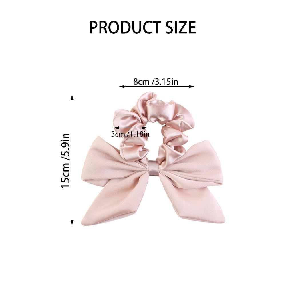 New Ribbon Hair Tie High-Quality Satin Versatile Scrunchie Knot Cute Bunny Ears Braid