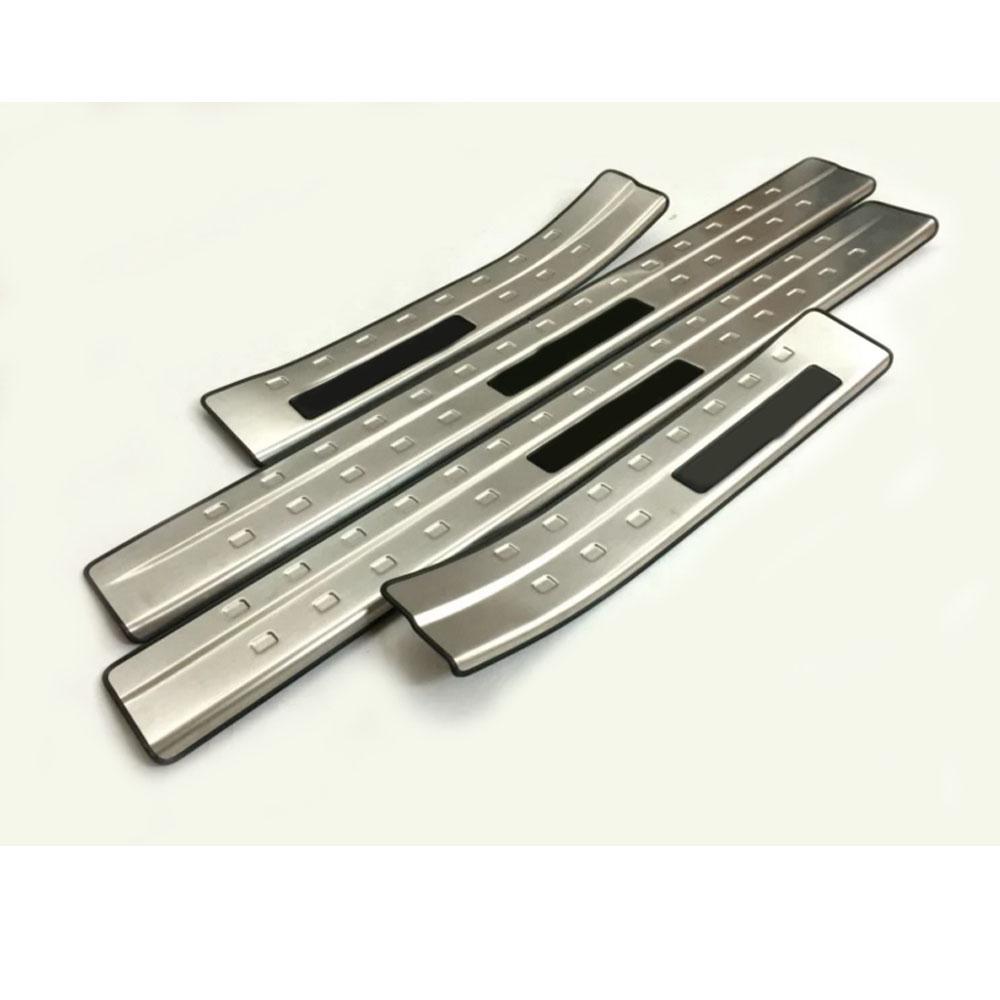 Car Stickers Ornament Stainless Steel Pedal Door Scuff Plate Cover Threshold External Trim For Nissan Qashqai J11 2016 2017 2018