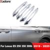 Door Handle Cover Trim For Lexus ES 250 350 300h      2024 2025 Chrome Car Side Handles Catch Accessories