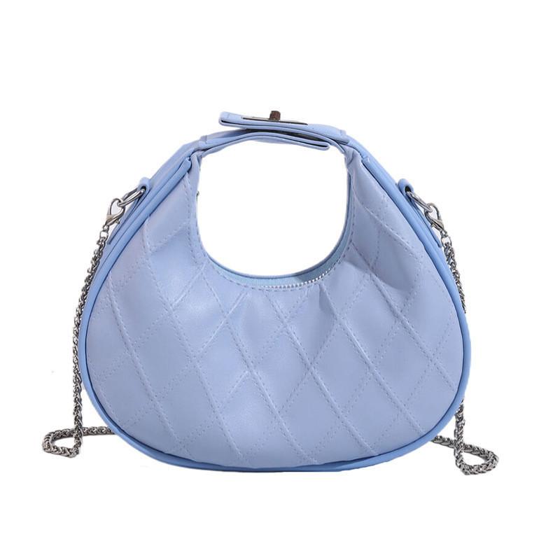 Elegant Soft Pu Crescent Bag For Women Versatile Daily Use With Interior Mobile Pocket Available In Various Shades
