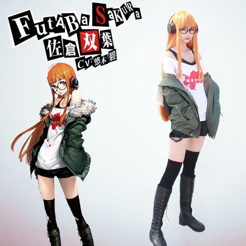 Persona 5 Costume Navi Cosplay Outfit With Polyester Fabric For Halloween Parties