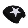 Autumn and Winter Thin Hip hop Letter Graffiti Knitted Hat for Men Warm and Fashionable Star Pullover Hat Baotou Confinement Hat for Women