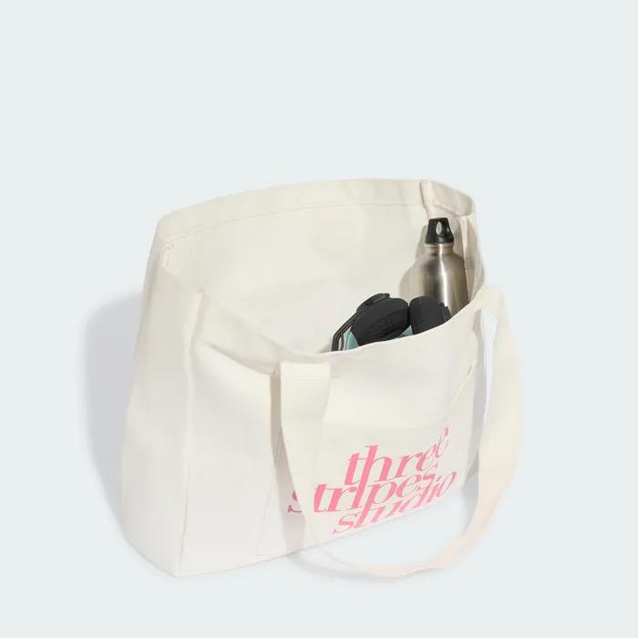 3 Stripe Studio Canvas Tote Bag KX7876