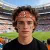 Football Headbands, Cheering Headbands, Elastic Sports Headbands, Men's and Women's Sweat Wicking Headbands, Football Matches