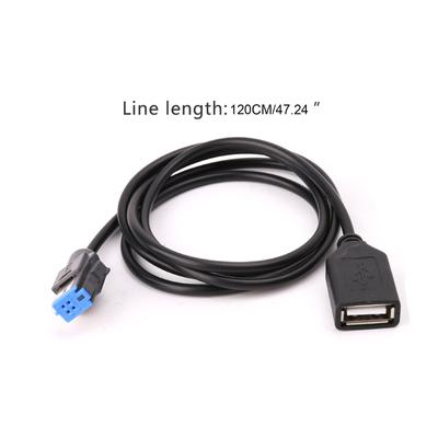 4-pinowy samochodowy adapter kabla USB przedłużacz do Nissan Teana Qashqai o Rad