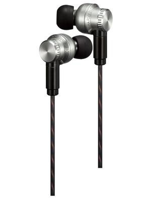 JVC Kenwood JVC Hovedtelefoner SOLIDEGE Rustfrit Stål Mundstykke Skiftesystem Sølv HA-FD01 In-Ear CLASS-S Højopløselig Lyd/Udskifteligt Kabel/Fuld