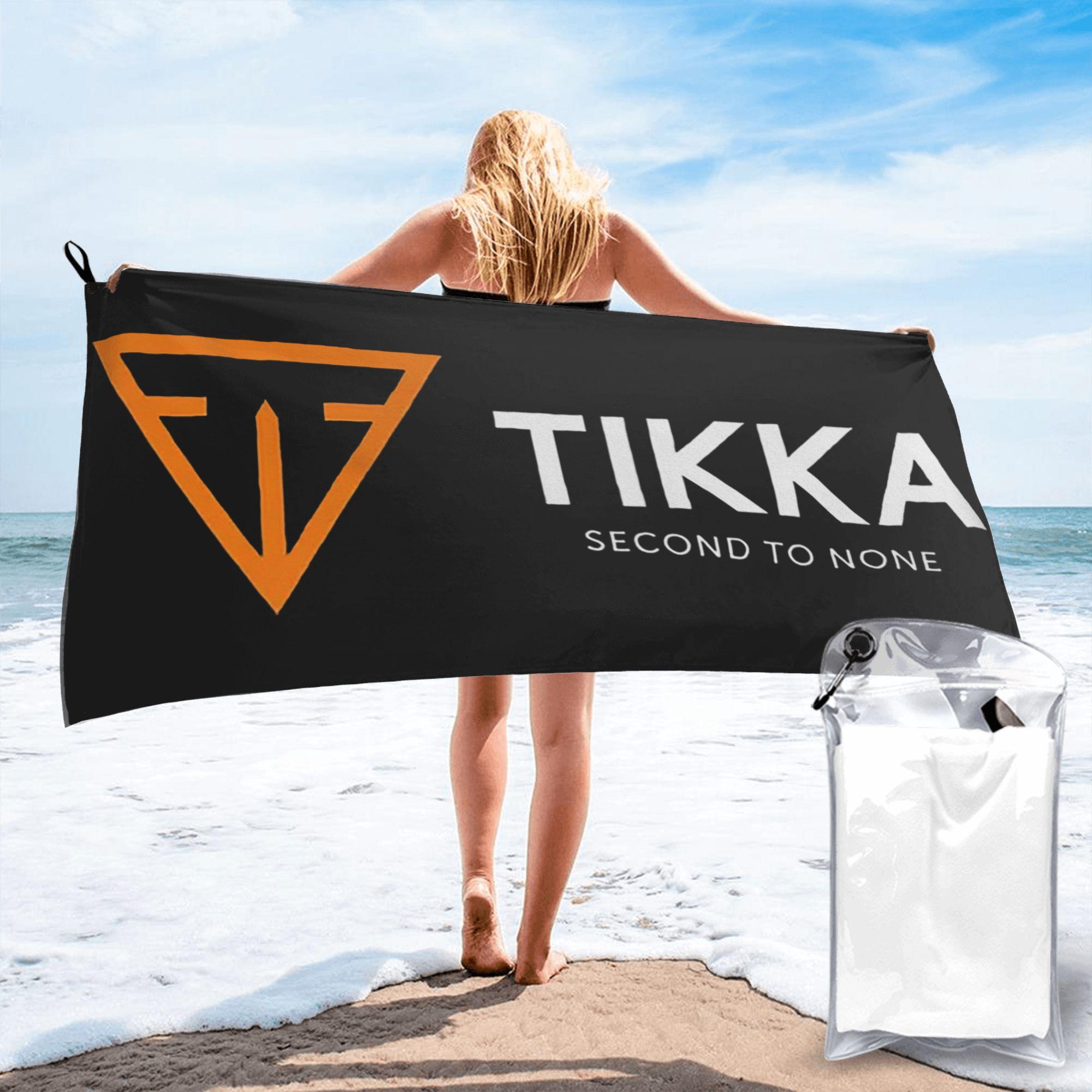 

Tikka By Sako Finland Firearms Beach Towel Soft Microfiber Quick Dry Absorbent Quick Towels For Mountain Climbing W40*H60(CM)