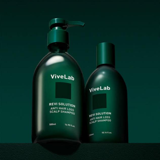 ViveLab 4 Weeks Solution Green Hair Loss Shampoo Woody Floral Musk (300ml / 500ml)