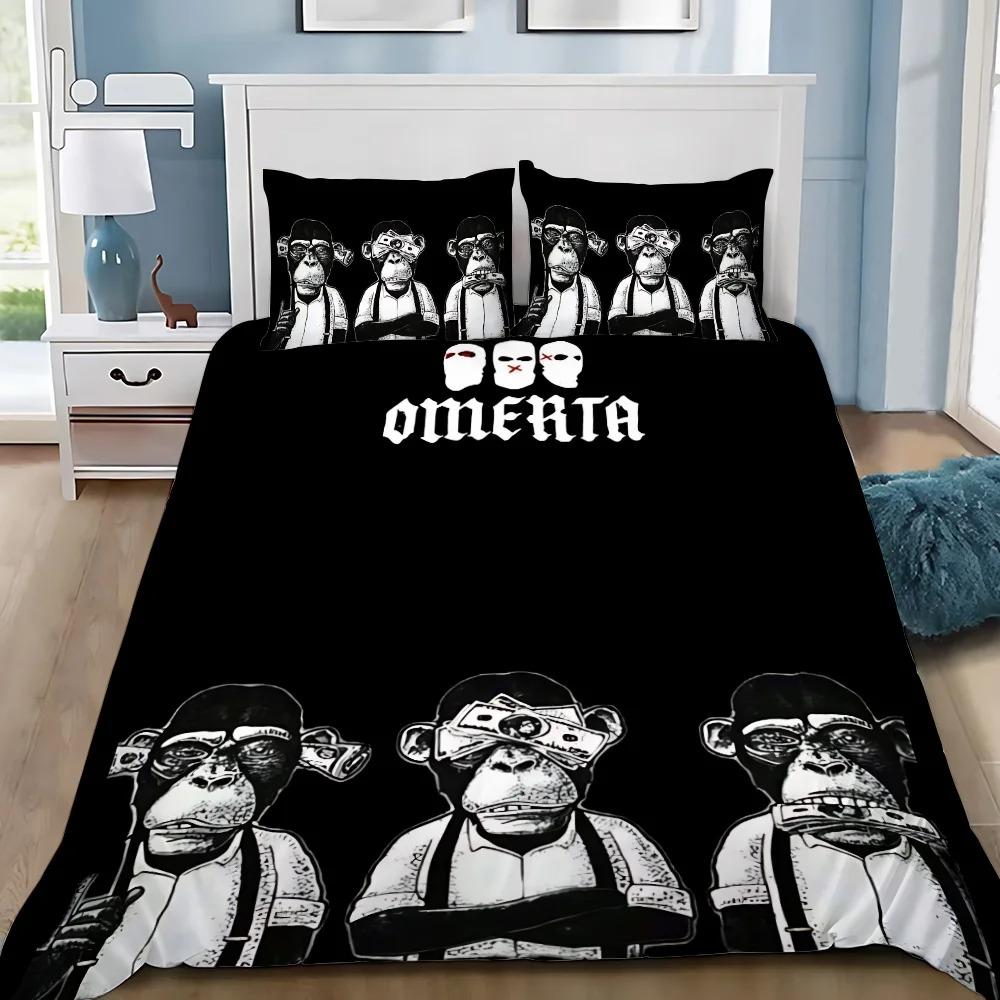 

Duvet Cover Pillowcase Bedding Set Adult Boy Omertas M-Maes Girl Bedroom Decoration Children Gift Single Double Large Size 70x133cm 2pcs