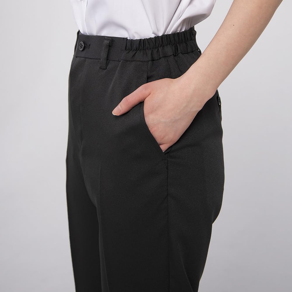 Seven Uniform DL2837-9 Women's Pants, Black, Size 17