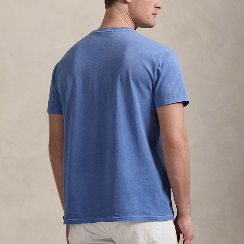 Polo Ralph Lauren Solid Vintage Pocket T-Shirt Men Tops Blue 710977904-002