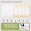 7 Pairs of Boat Socks with Summer Mesh Breathable Sweat Absorption Spring and Autumn Ice Silk Shallow Mouth Invisible Socks