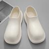 Thick-Soled Baotou Half Slippers For Men And Women'S Outerwear  Spring And Summer New Anti-Slip Waterproof Chef Shoes Large-Toe Sandals