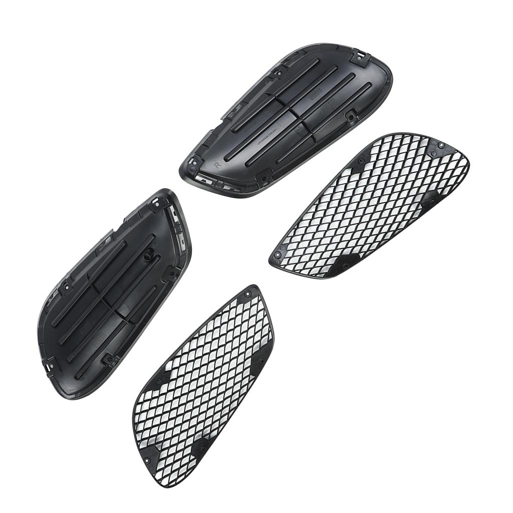 4Pcs Fog Light Plinth Cover 2128852723 Left and Right Fog Light Frame For Benz E?Class W212 AMG