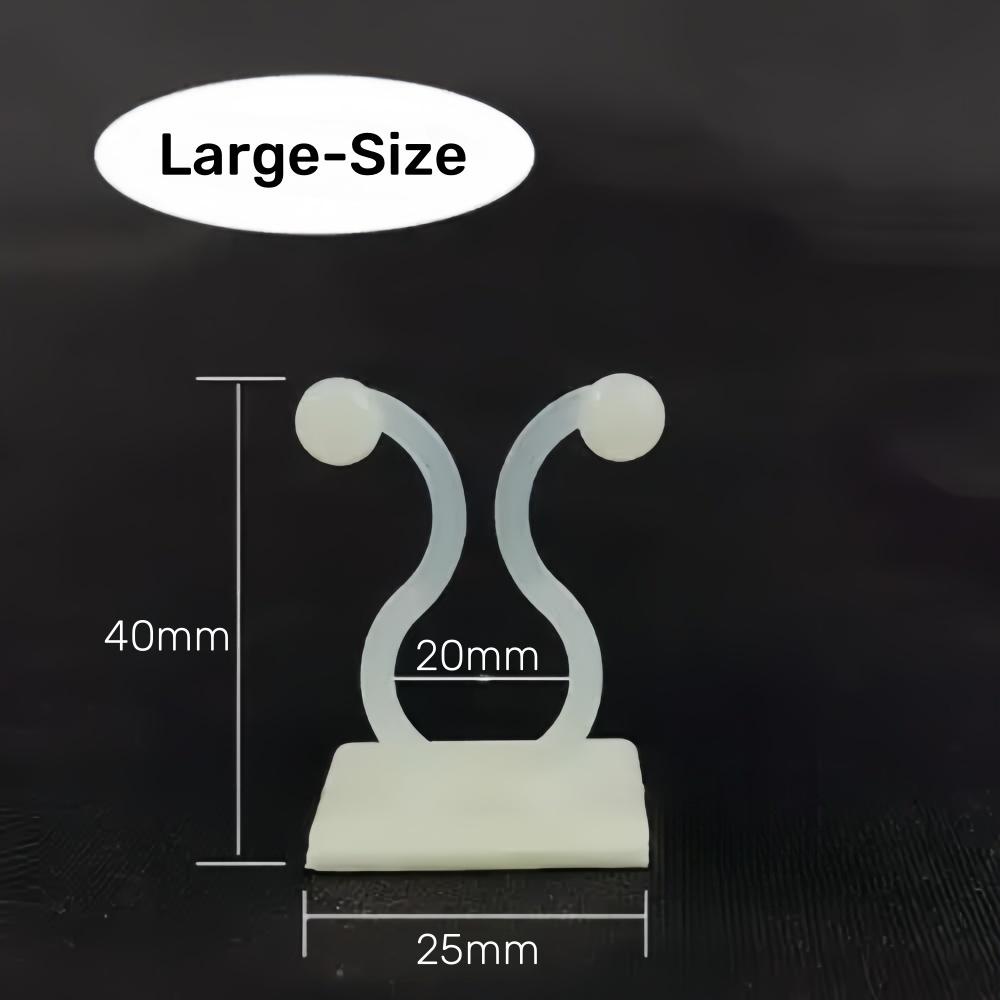 10-100PCS Plant Climbing Wall Fixture Clips Self-Adhesive Invisible Plant Support Garden Vine Climbing Fixture Plant Accessories