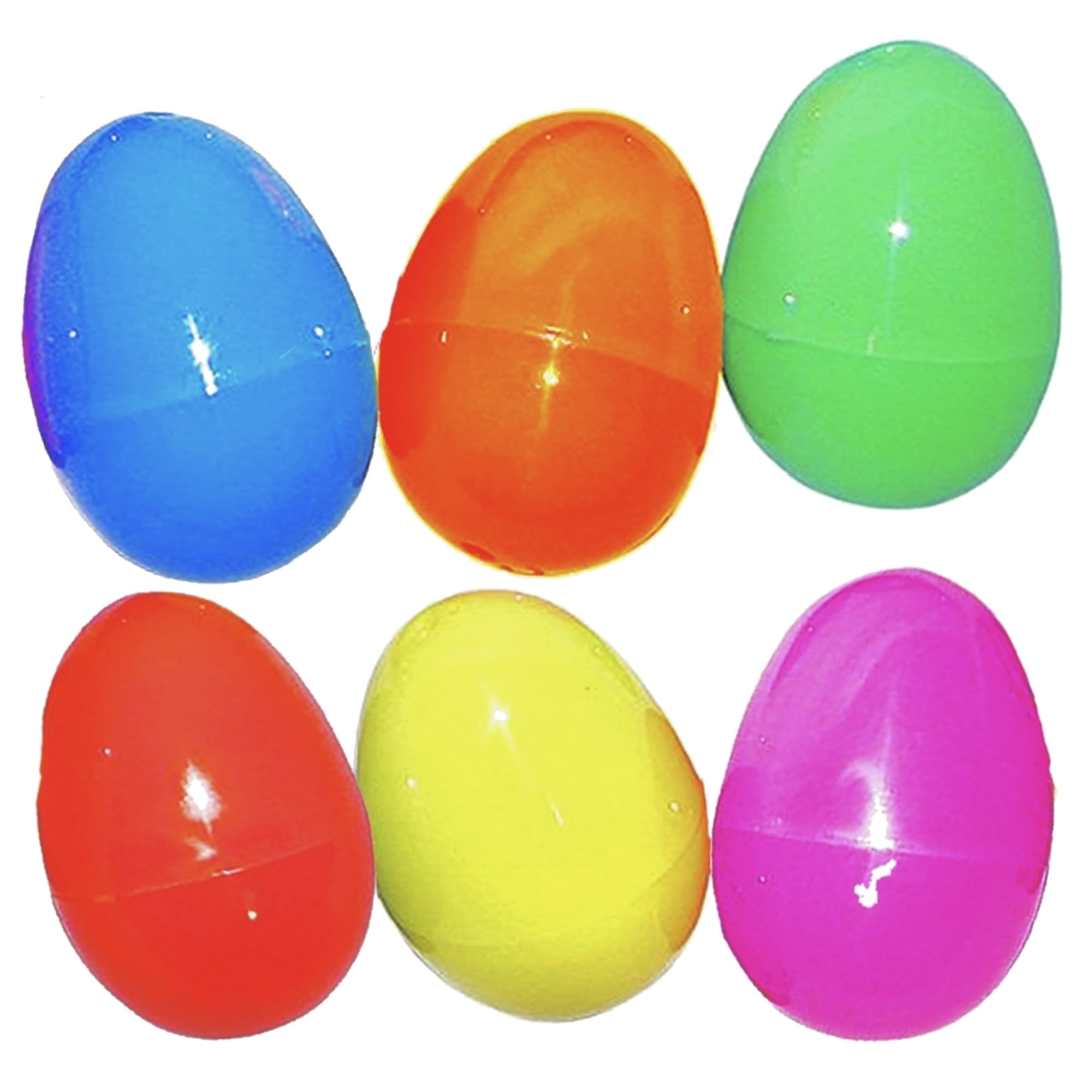 

Dolteck Easter Egg Hunt Egg Capsules 144 Pieces Large Capacity Colorful Plastic