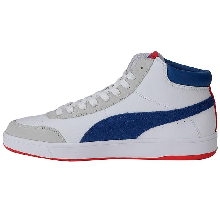 PUMA Court Legend Sl Collar White Gray Blue Men s 373750-05 EU 39