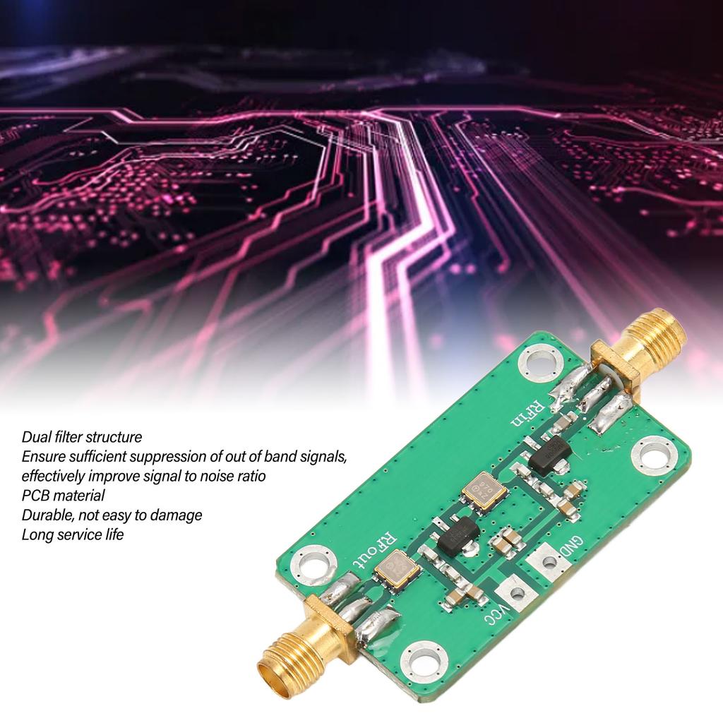 ADS B 1090MHz RF LNA Amplifier Module Front End 38dB High Gain Low Noise LNA Amplifier Low Noise Amplifier RF Amplifier Module