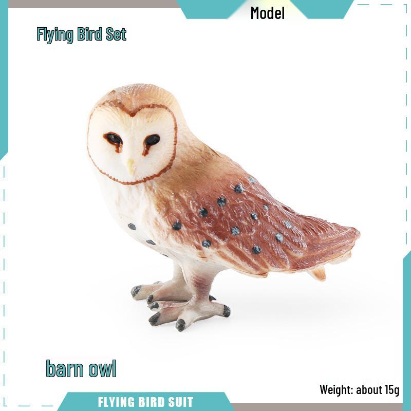 

Модель для научного образования «Дикие птицы»: Сипуха, Орёл, Стервятник, Фигурки совы для детей