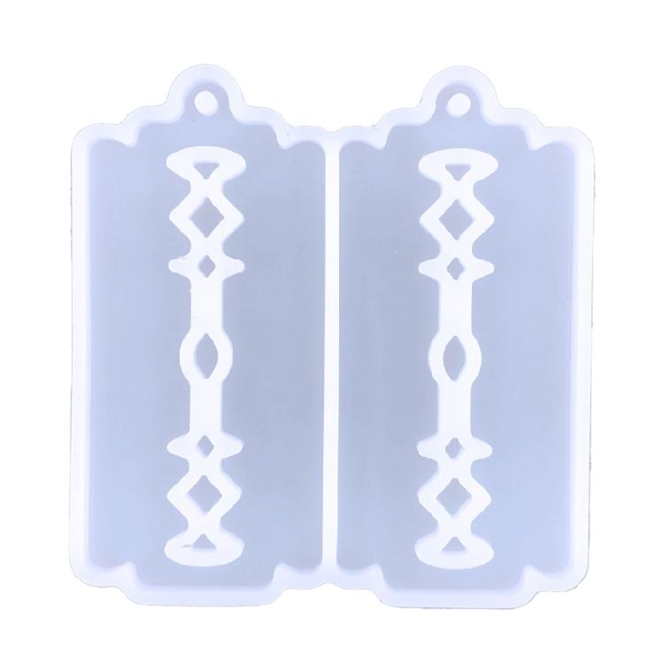 Irregular Blade Earring Ornament Mold Suitable for Keychain Pendant Making