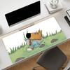 Cute Chill Guy   Mouse Pad Nonslip Rubber Computer Mat Gamer Balance Decoracion Deskmat Laptop Office Large