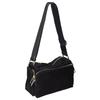 Single Shoulder Bag Golden Mark Black Strap with White Letters Fashion One Strap Messenger Bag Black Free Size