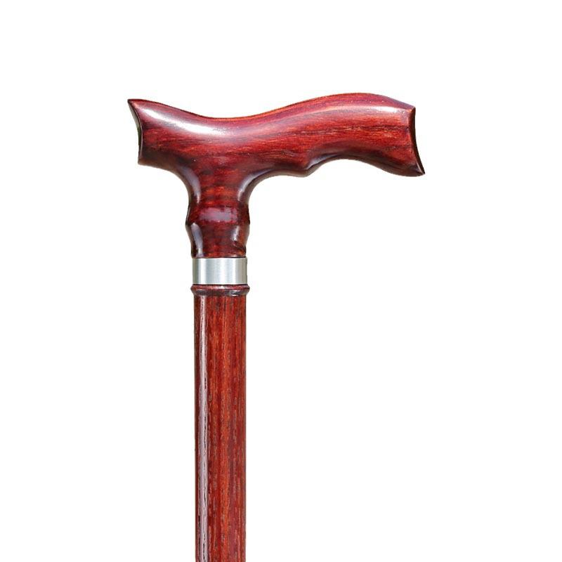 European African Wood Gentleman's Walking Stick & Hiking Cane