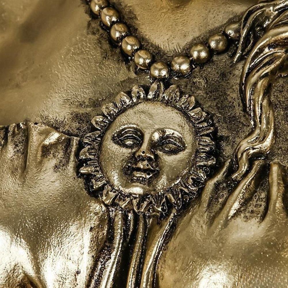 Hand-carved Wealth Goddess Statue Exquisite Lucky Wealth Statue  Business Gifts