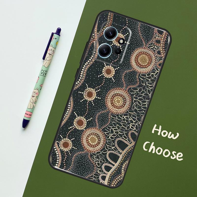 Coque Impression Art Aborigène Pour Xiaomi Redmi Note 14 10 11 12 13 15 Pro Plus Coque Pour Redmi 15 13C 12C 10C 14C 15C