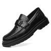 Fashion Luxury Mens Loafers Fashion Platform Outdoor Work Dress Shoes Italian Designer Slip On Casual Shoes Driving Boat Shoe Mocassins