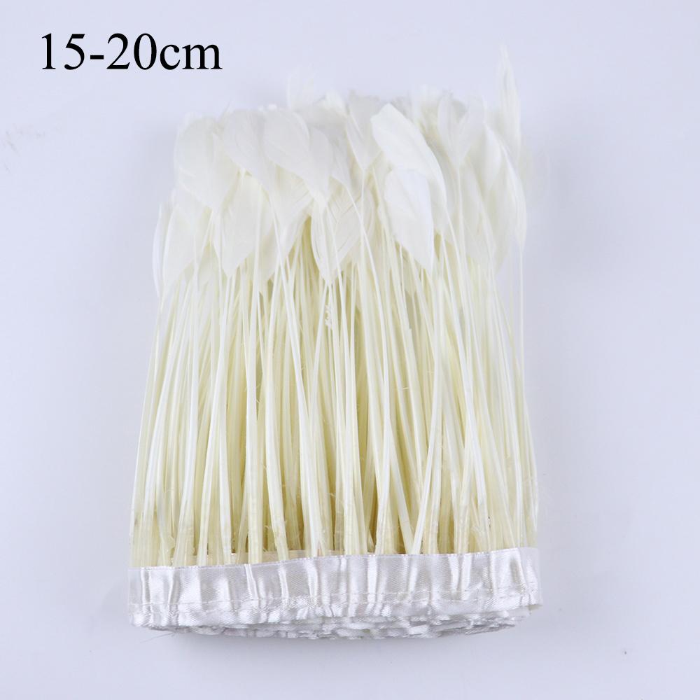 Feather1 Meter Natural Feather Trim Fringe Multi-color White Black Red Ostrich Turkey Feathers for Wedding Dress Decoration DIY Crafts