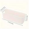 5pcs Multifunctional Plastic Storage Box Makeup Organization Tools Perfume Organizer Household Cosmetics Rectangular Basket