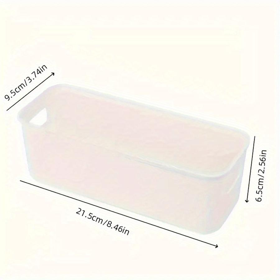 5pcs Multifunctional Plastic Storage Box Makeup Organization Tools Perfume Organizer Household Cosmetics Rectangular Basket