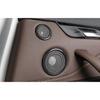 For BMW X1 X2 F48 2016-2022 Carbon Fiber Inner Door Speaker Sound Ring Trim 6PCS