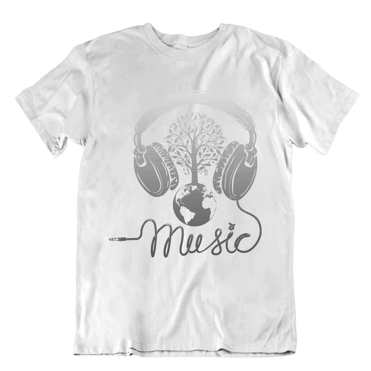 Tree Of Music Life T-Shirt Cool Classic Tee Funny Gift Shirt Special Event 4XL
