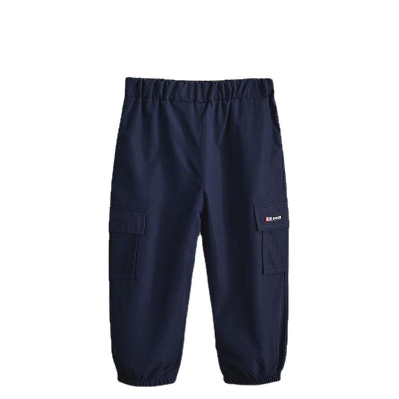 Korean Style Kids' Summer-Autumn Casual Workwear Pants