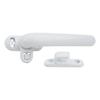 Aluminum Alloy Sash Handle Anti-Theft Door Handle Door And Sash Handle For Window Handle Lock Comfortable Flat Locking Handle