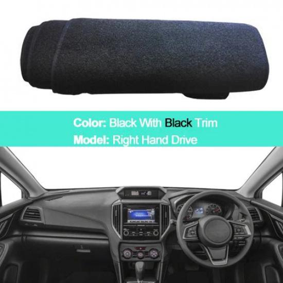 2 Layers Car Inner Dashboard Cover Dash Mat Carpet Cushion Cape For Subaru Impreza 2017 2018 Subaru XV Crosstrek 2018