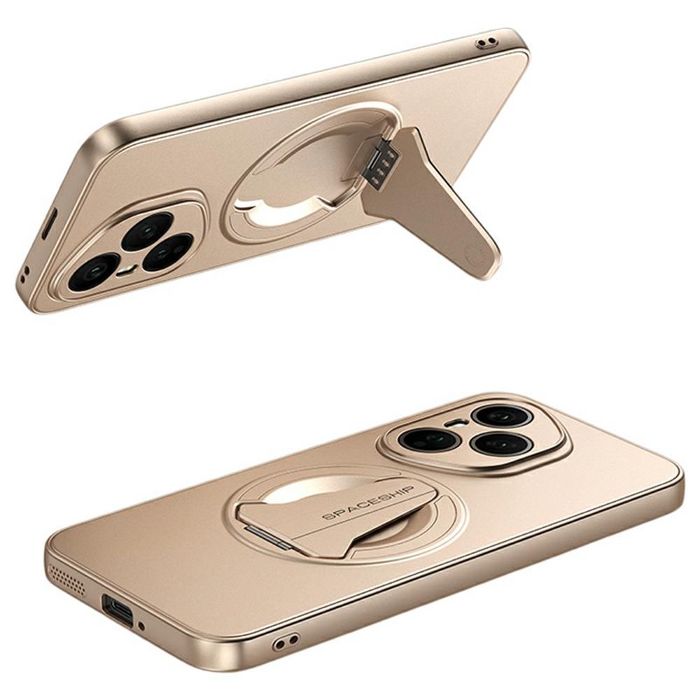 For Honor 400 Pro 5G (Global) Case Compatible with MagSafe Hidden Kickstand Skin-Feel Matte PC TPU Phone Back Cover