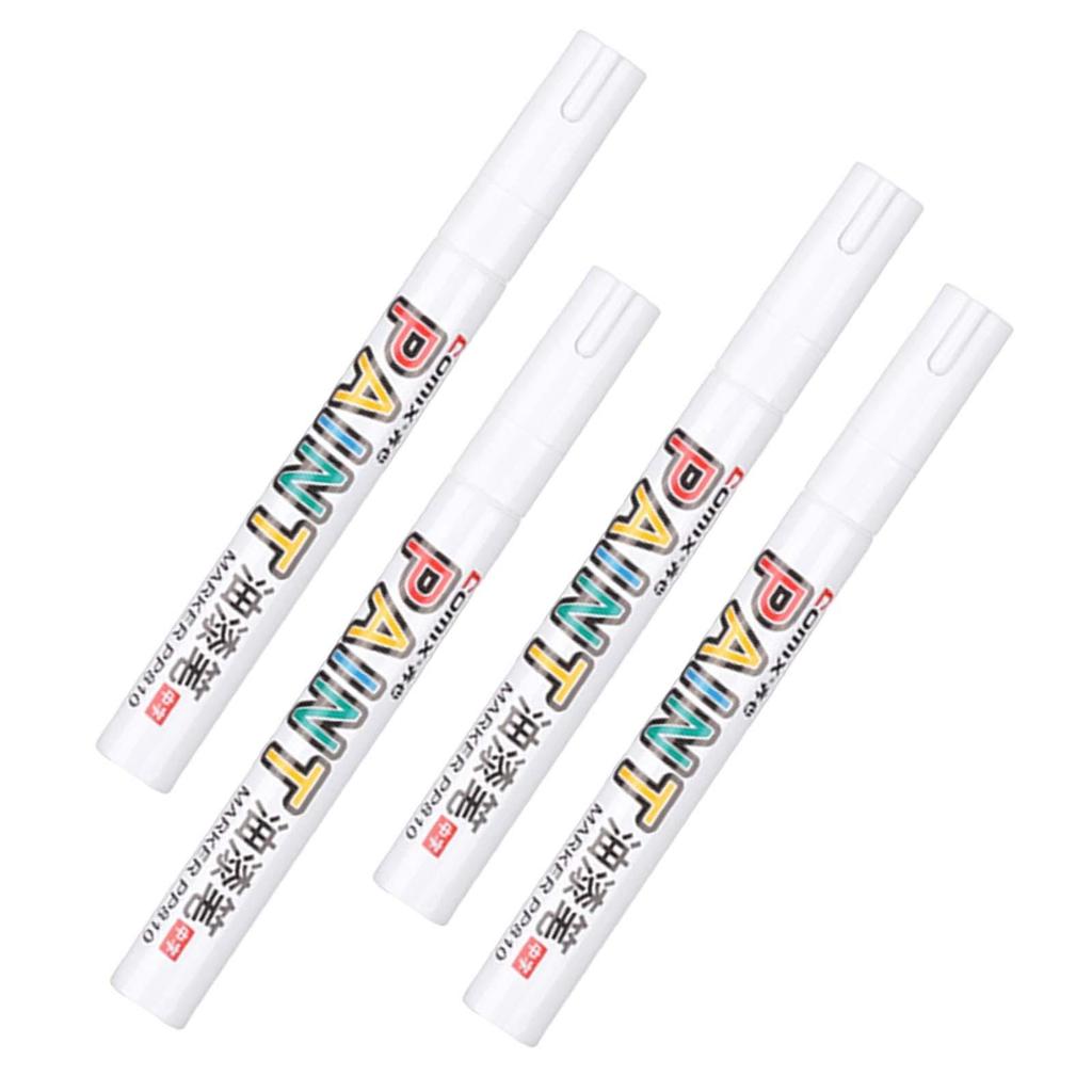 White Permanent Marker,Quick Drying Waterproof Marker Pen,Paint Pen for Mugs DIY Craft Projects Bike