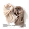 Luxurious Italian Old Money Style 100% Alashan Cashmere Scarf for Men and Women