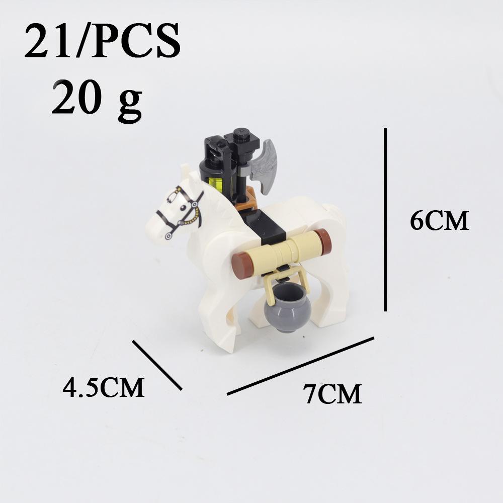 Animals Figures Zoo Elephant Model Assemble Building Blocks Kits Toys For Children Wild Animal Kids Gifts