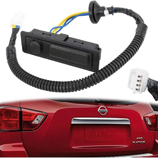 Выключатель открытия багажника на задней двери, совместимый с Nissan Pathfinder 2014- Замените выключатель крышки багажника 25380-3JA0A