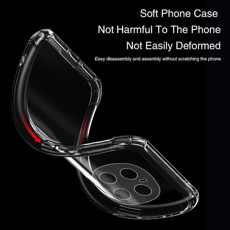 Airbag Gjennomsiktig Telefondeksel for Honor Magic7 Magic 7 Pro 7Pro 5G Myk TPU Støtsikker Høy Kvalitet Bakdeksel for Honor Magic 6 Lite 5 Pro