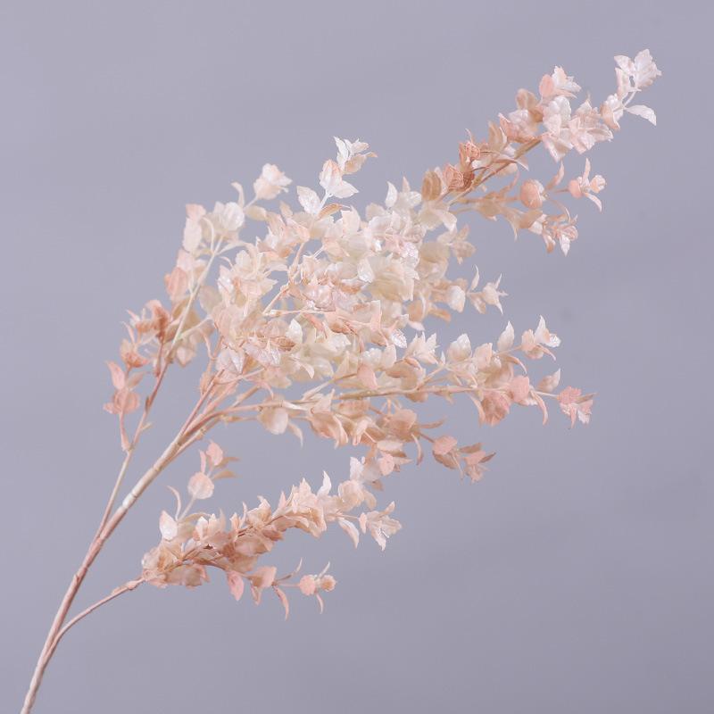 

Имитация растений Листья мяты Свадебное украшение потолка Зеленое растение Украшение интерьера дома Имитация зеленых листьев 87cm шампанского