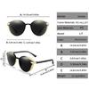 2 Pairs and 6 Pairs Vacation Sun Glasses Plastic Light Classic Oval Eyewear for Women and Men for Outdoor Travel Beach Vocation