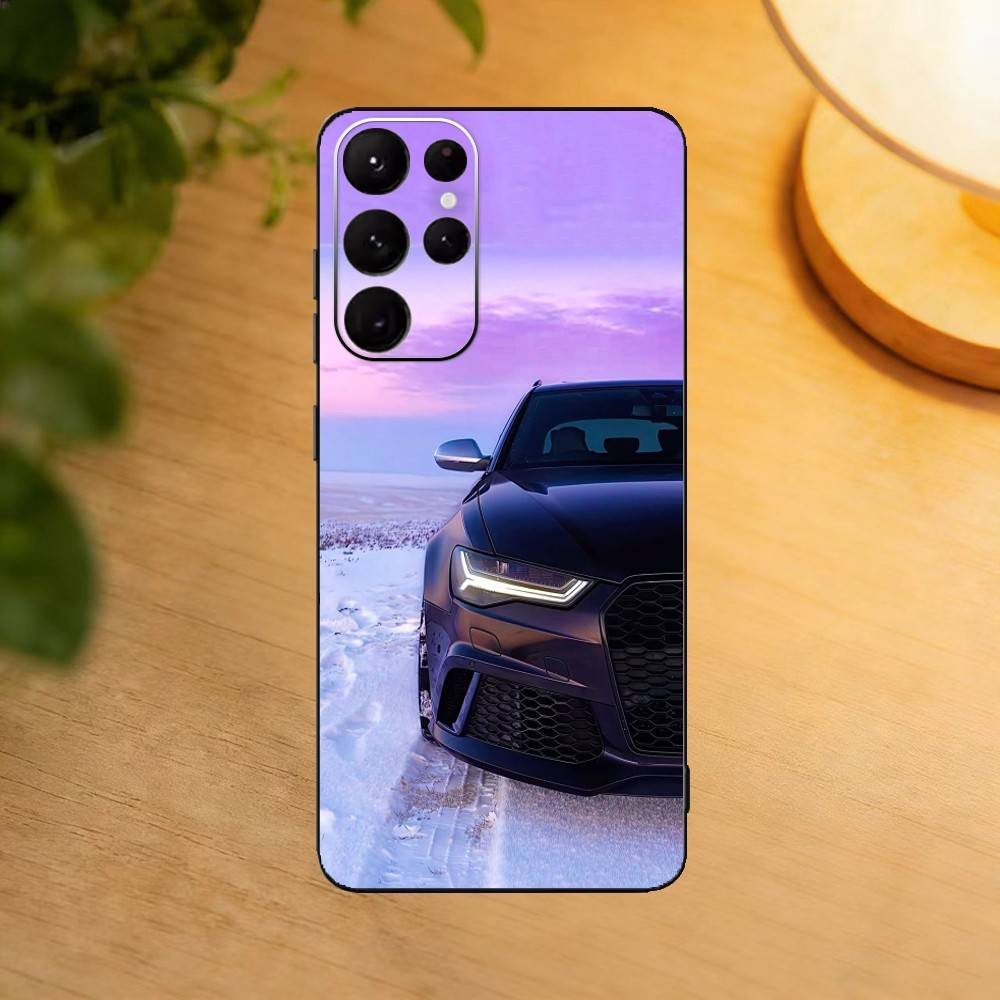 Stunning Sports RS6 Car Phone Case For Samsung S25,S24,S21,S22,S23,S30,Ultra,S20,Plus,Fe,Lite Black Shell Samsung S23ULTRA5G