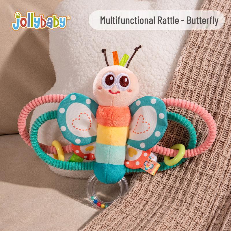 

Jollybaby Многофункциональная детская погремушка-прорезыватель - Развивающая и для прорезывания зубов, мяч для захвата